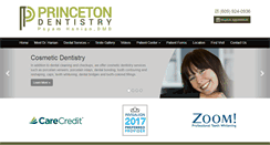 Desktop Screenshot of princetondentistry.com